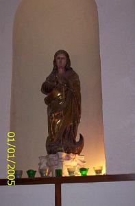 ORAN 11 2006 VIERGE DE SANTA CRUZ QUI EST A L EGLISE DE SAINT EUGENE DEVENUE LA CATHEDRALE